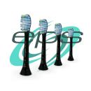 4x original Philips Bürstenköpfe C3 Adaptive Clean schwarz (Bulk)